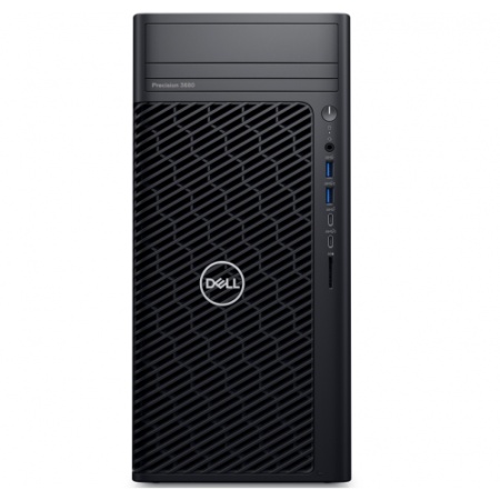 Precision 3680 Tower CTO BASE, 1000W (80 Plus Platinum) PSU, EPEAT 2018 Registered (Gold), ENERGY STAR Qualified, TCO Certified, Intel® Core™ i9 14th Gen 14900K (36 MB cache, 24 cores, 32 threads, 3.2 GHz to 6.0 GHz, 125W), NVIDIA RTX 5000 Ada