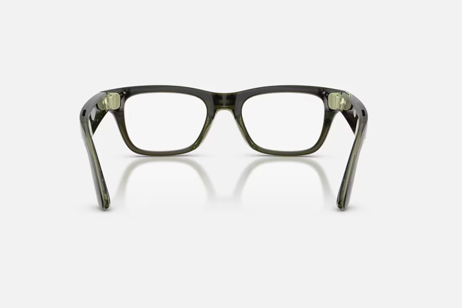 Ray-Ban Meta Blayzer Optics Gen 2 AI Glasses Shiny Transparent Dark Olive/Demo - Img 4