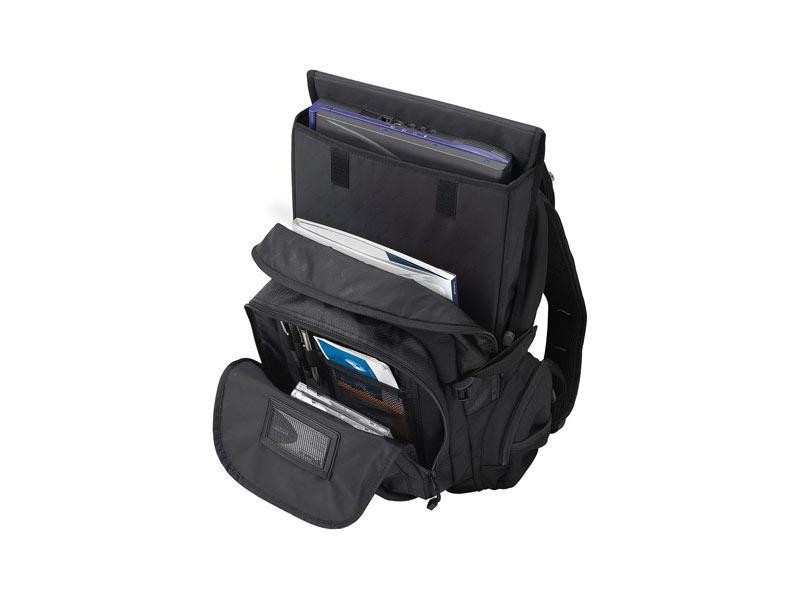 Rucsac laptop Targus Classic, pentru laptopuri de 15.6", capacitate 20 litri, material poliester, dimensiuni: 31 x 17.5 x 47 cm, dimensiune compartiment laptop: 38.7 x 2.5 x 26.5 cm, greutate 0.88 kg, negru - Img 3