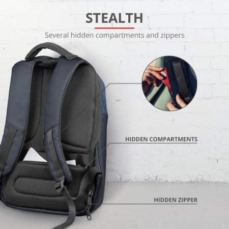 Rucsac Trust Nox Anti-theft Backpack 16" Blue - Img 7