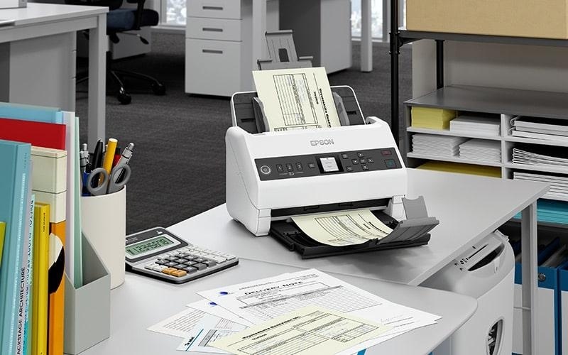 Scanner Epson DS-730N, dimensiune A4, tip sheetfed, viteza scanare: 40 ppm alb-negru si color, rezolutie optica 1200dpi, ADF Single Pass 100 pagini, duplex, Scan to Email, Scan to FTP, Scan to Web folders, Scan to Network folders, software: Epson Device - Img 9