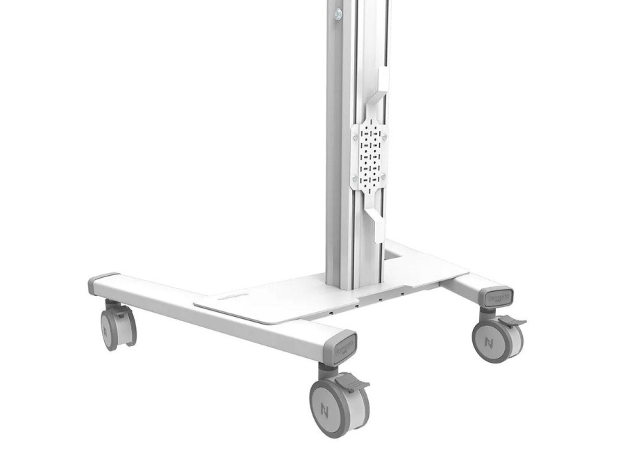 Stand podea mobil Neomounts 37"-75", VESA 100x100~600x400, 70kg, fix, inaltime reglabila, alb - Img 7