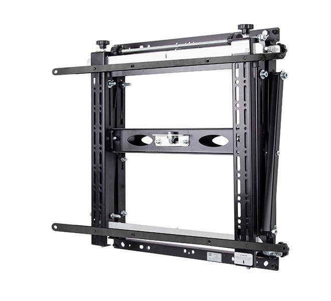 Suport perete cu pop-out B-Tech pentru ecrane cu diagonale intre 42"-120", greutate maxima suportata 125kg, VESA min. 200x100, VESA max. 400x400, distanta maxima de la perete 29.3 cm, sistem Push to open/push to close, se poate monta atat pe perete cat - Img 3