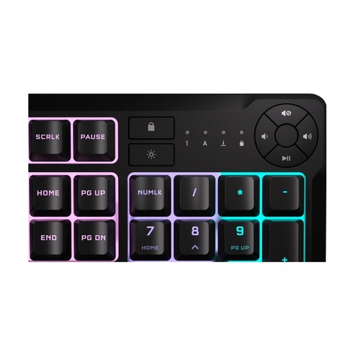Tastatura Gaming Corsair K55 CORE Backlit Zoned RGB LED, Rubberdome - Img 3