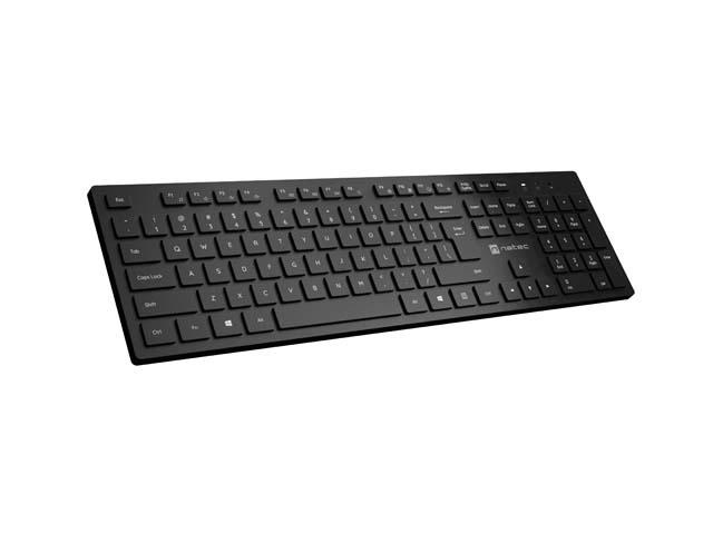 Tastatura wireless Natec Herring, tip membrana, 105 taste, negru - Img 3
