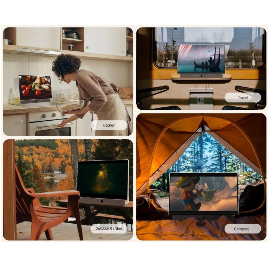 Televizor portabil METZ LED 24MPE7000, 60 cm, Smart Google TV , Full HD, 220/12V, 3h battery, Clasa E (Brand German) - Img 12
