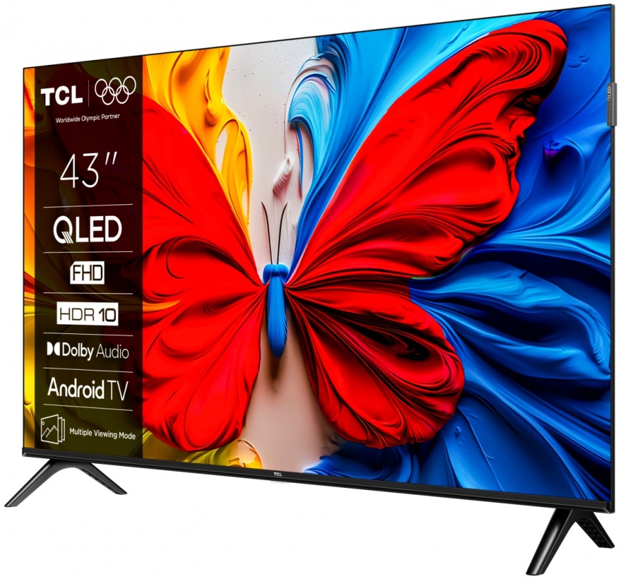 Televizor TCL QLED 43S5K, 108 cm, Smart Android TV, Full HD, Clasa F - Img 3