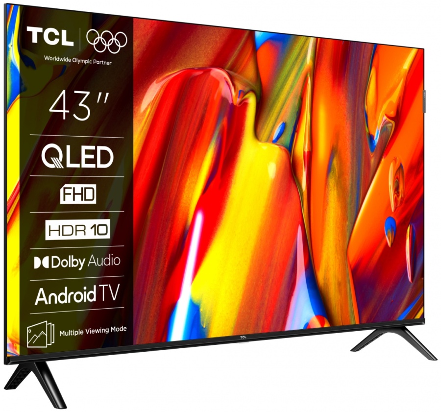 Televizor TCL QLED 43V5C, 108 cm, Smart Google TV, Full HD, (Model 2025) - Img 2