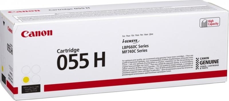 Toner Canon CRG055HY Yellow capacitate 5.9k pagini, pentru LBP66x, MF74x. - Img 3