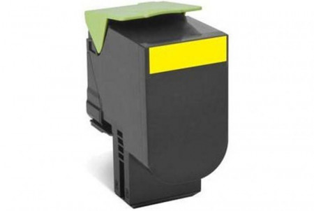 Toner Lexmark 80C2HYE, yellow, 3 k, CX410de , CX410de with 3 yearOnsite Service , CX410dte , CX410e , CX510de , CX510de Statoil ,CX510dhe , CX510dthe