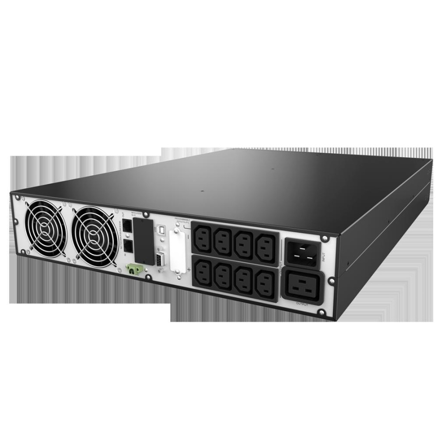 UPS nJoy Balder 3000, 3000VA/ 3000W, On-line, LCD Display, Montare Rack/Tower, 8 Prize IEC 13 1x IEC C19, Dubla conversie, Plaja larga de tensiuni acceptate, Eficienta impresionanta de pana la 96%, Frecventa: 40Hz ~ 70 Hz, Dimensiuni: 630 x 438 x 88 mm, - Img 5