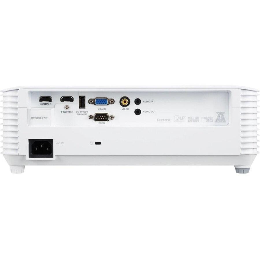 Videoproiector Acer H6542, FHD 1920*1080, up to WUXGA 1920*1200, 4.000 lumeni, 16:9/ 4:3, 13.000:1, diagonal maxima 300", distanta maxima de proiectie 10 m, boxa 3W, lampa 5.000/ 20.000 ore, 29- 33 dB, 2.4 kg, 2 *HDMI, PC audio out, DC Out (5V/1.5A, USB - Img 2