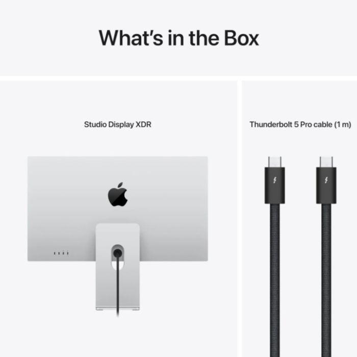 Apple Studio Display XDR - 27" Retina 5K - Nano-Texture Glass with VESA Mount Adapter (Stand not included) - Img 3