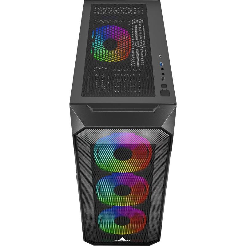 Carcasa ALPHAGEAR Artisan ARGB, Mid Tower, Black - Img 2