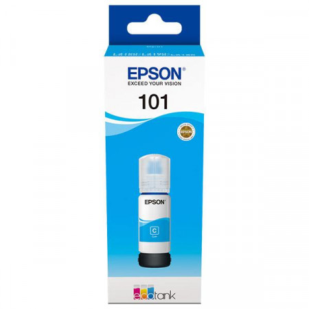 Cartus cerneala Epson 101 ECOTANK , cyan, capacitate 70ml, pentru L6170, L4160, L4150, L6190