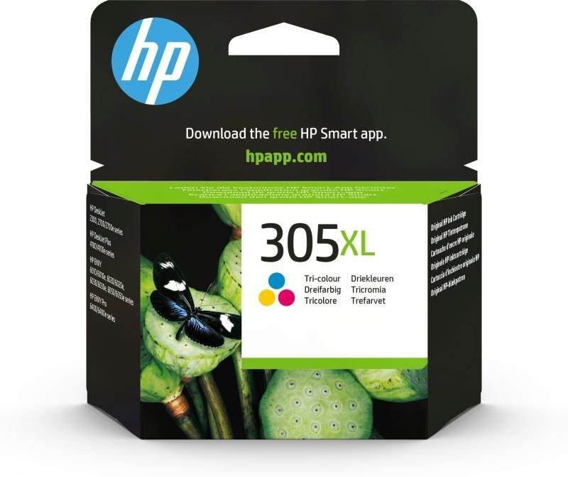 Cartus cerneala HP 3YM63AE Color Nr.305Xl High Yield 3Ym63Ae Original HP Deskjet 2320 Aio - Img 2