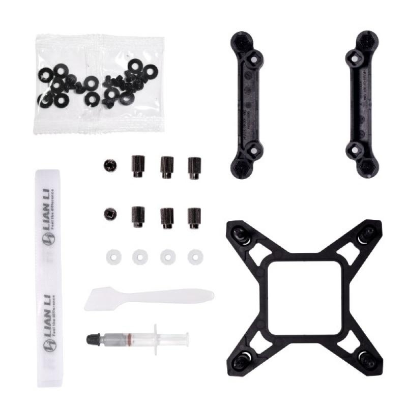 Cooler Lian Li GALAHAD II LCD 360 SL-INF AIO ARGB BLACK, CPU Socket 1700, 1200, 1156, 1155, 1154, 1152, 1151, 1150, AM5, AM4, 3x included fans, Fan Connector 3-pin digital RGB (5V) 4Pin (PWM), noise level 25-29 dB - Img 5