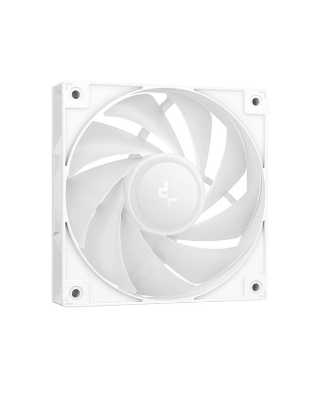 Cooler Procesor DEEPCOOL AG400 ARGB V2 ALB, marime heatsink 120x92x150mm, un ventilator ARGB, viteza ventilator 500-2100 RPM +/- 10%, Airflow: 75.89 CFM, Suport AMD: AM4/AM5, suport INTEL: LGA 1700/1200/1151/1150/1155, nivel de zgomot: 31.6 dBA - Img 5