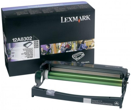 Drum Lexmark 12A8302, black, 30 k, E230 , E232 , E232 with N4000e , E232t , E238 , E240 , E240n , E330 , E332n , E332tn , E340 , E342n , E342tn