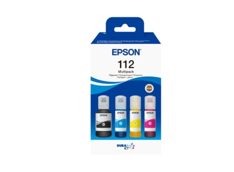 EPSON 112 EcoTank 4-colour Multipack, continut: 1 x 125 ml Black, 1 x 70 ml Cyan, 1 x 70 ml Magenta, 1 x 70 ml Yellow, Epson EcoTank LL11160, L15150, L15160, EcoTank Pro L15180, Epson ITS L6550, L6570. - Img 3