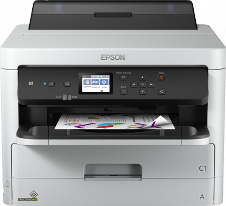 Epson imprimanta A4 Color WorkForce Pro WF-C529RDW, Tehnologie printare: PrecisionCore™, RIPS, FPO: 4.8s mono, 5.3s color, Viteza printare: 24ppm mono si color, Duplex, rezolutie:4.800 x 1.200 DPI, Volum maxim lunar: 50.000 pagini, Culori:Black, Cyan,