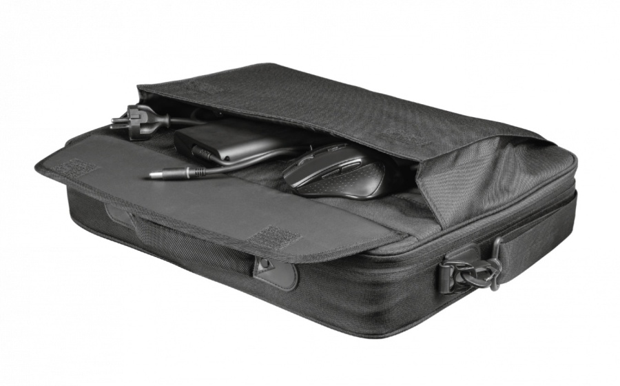 Geanta Trust Atlanta Carry Bag for 15.6" laptop General Type of bag carry bag Number of compartments 4 Max. laptop size 16 " Max. weight 20 kg Height of main product (in mm) 390 mm Width of main product (in mm) 320 mm Depth of main product (in mm) 60 mm - Img 3