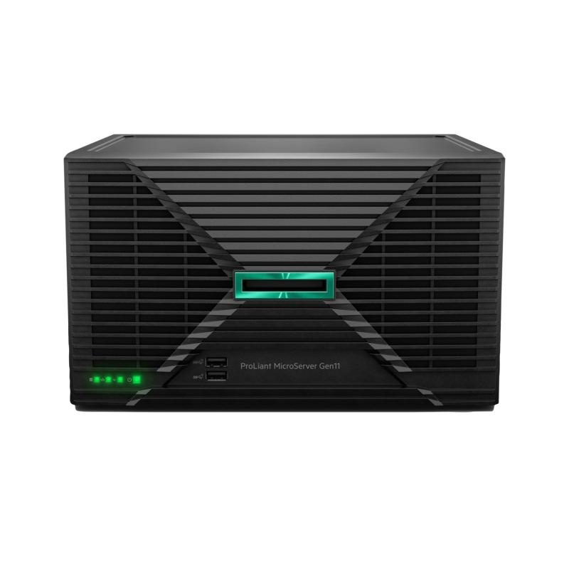 HPE ProLiant MicroServer Gen11 G7400 2c 16GB-U 4LFF-NHP 1TB HDD 180W Ext PS EMEA Cmp Module Server - Img 2