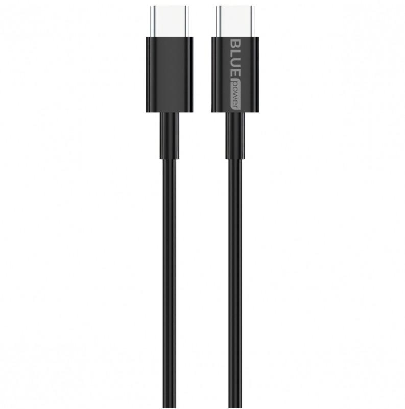 Incarcator auto BLUE Power BCC50 33W/3A 1xUSB-A &amp; 1xUSB-C Black + Cable USB-C to USB-C Black - Img 2