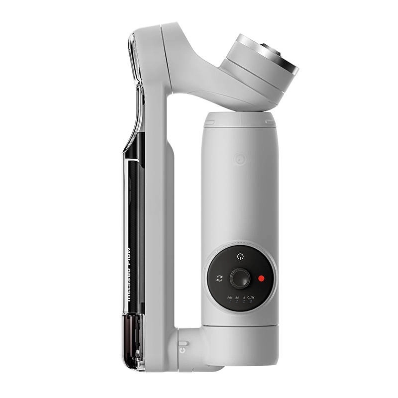 Insta360 Flow Stabilizer, lungime selfie stick incorporat 215mm, dimensiune trepied incorporat 80mm, alb - Img 2