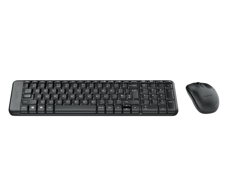 Kit tastatura + mouse Logitech MK220, tastatura fara fir standard, mouse optic, negru - Img 2