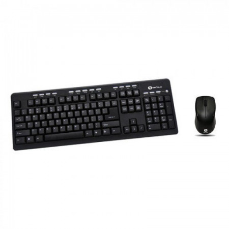 Kit tastatura + mouse Serioux MKM5500, cu fir, multimedia, negru, USB
