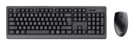 Kit Trust Primo tastatura standard, mouse wireless optic, rezoltie maxima 1200 DPI, negru - Img 9