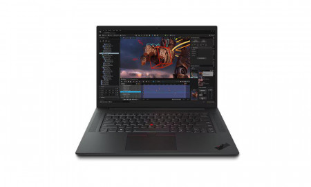 Laptop Lenovo ThinkPad P1 Gen 6, 16" WQXGA (2560x1600) IPS 500nits Anti- glare, 100% sRGB, 165Hz, TÜV Low Blue Light, Intel® Core™ i9-13900H, 14C (6P + 8E) / 20T, P-core 2.6 / 5.4GHz, E-core 1.9 / 4.1GHz, 24MB, Video NVIDIA® RTX 2000 Ada Generation 8GB