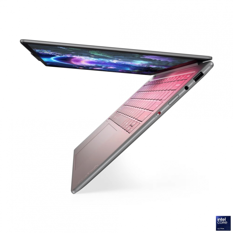 Laptop Lenovo Yoga Slim 7 14ILL10, 14" 2.8K WQXGA+ (2880x1800) OLED 1100nits (peak) / 500nits (typical) Glossy, 100% DCI-P3, 120Hz, Eyesafe®, Dolby Vision®, DisplayHDR™ True Black 1000, X-Rite®, PureSight Pro, Intel® Core Ultra 7 258V, 8C (4P + 4LPE) / - Img 4