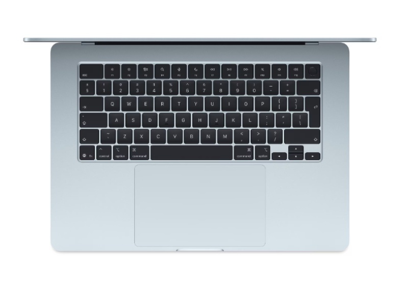 MacBook Air 15.3" Retina/Apple M4 (CPU 10-core, GPU 10-core, Neural Engine16-core)/32GB/512 SSD - Sky Blue - INT KB (2025) (Cto from MC7D4RO/A) - Img 6
