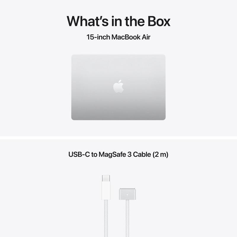 MacBook Air 15.3" Retina/Apple M5 (CPU 10-core, GPU 10-core, NeuralEngine16-core)/24GB/512GB - Silver - INT KB (No Adapter) - 2026 (CTO from MDV94RO/A) - Img 4