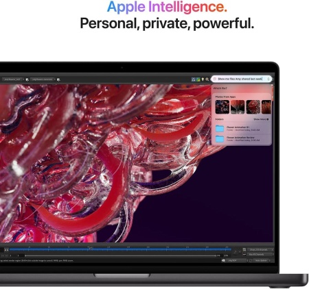 MacBook Pro 16.2&quot;/Apple M4 Pro (CPU 14-core, GPU 20-core, Neural Engine 16-core)/48GB/1TB - Silver - INT KB - Img 5