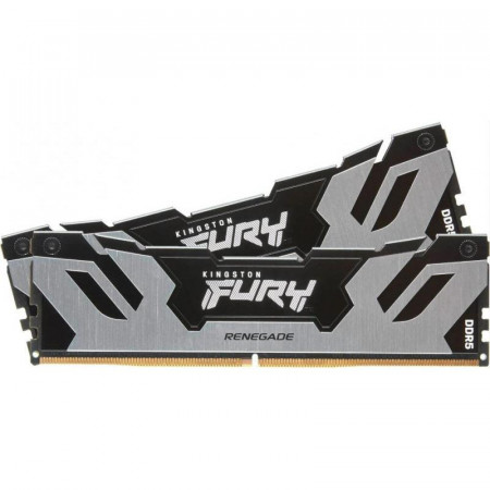 Memorie RAM Kingston Fury Renegade Silver, DIMM, DDR5, 32GB, CL32, 6400MHz. kit of 2