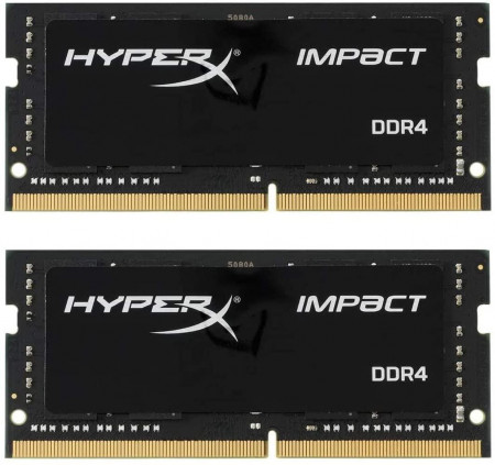 Memorie RAM notebook Kingston HyperX Fury, SODIMM, DDR4, 32GB (16GB x2), CL15, 2666MHz