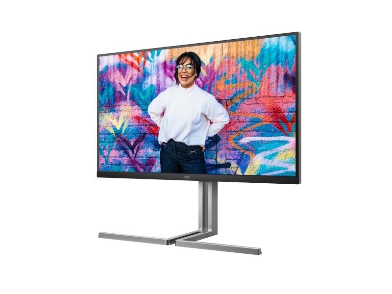 "Monitor AOC 31.5"" U32U3CV, Diagonal (inch): 31.5, Diagonal (cm): 80, Aspect ratio: 16:9, Panel: IPS, Resolution: 3840x2160, Refresh Rate: 60Hz, Response time GtG: 4ms, Brightness (max): 400 cd/m², Contrast (static) : 1000:1, Contrast (dynamic): 50M:1, - Img 6