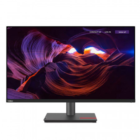 Monitor Lenovo ThinkVision P32p-30 31.5" IPS, UHD (3840x2160), 16:9, Brightness: 350 cd/m², Contrast ratio: 1000:1, Response time: 4ms (Extreme mode) / 6ms (Normal mode), Dot / Pixel Per Inch: 140 dpi, Color Gamut: 100% sRGB, 95% DCI-P3, View angle: