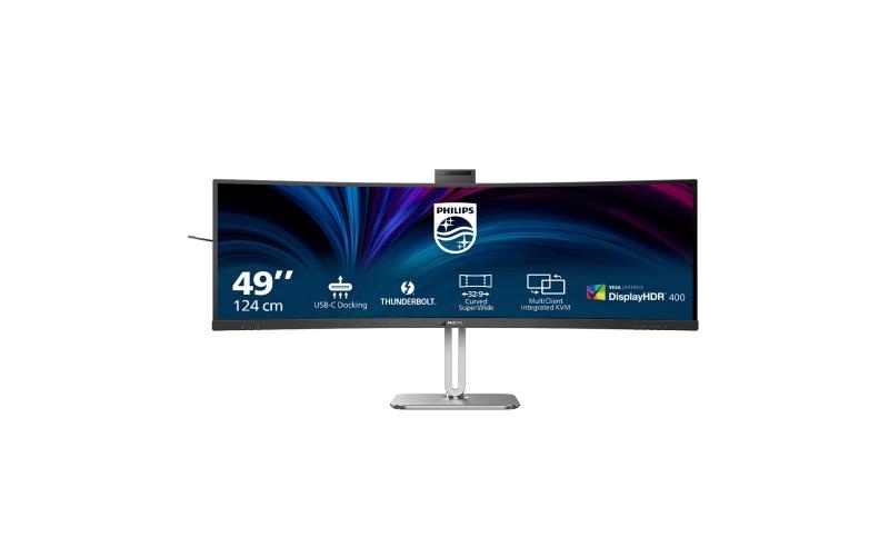 Monitor Philips 48.8" 49B2U6903CH/00, Curvature: 1800R, Diagonal (inch): 48.8, Diagonal (cm): 124, Aspect ratio: 32:9, Panel: VA, Resolution: 5120x1440, Refresh Rate: 120Hz, Response time GtG: 4ms, Brightness (max): 500 cd/m², Contrast (static) : 3000:1, - Img 8