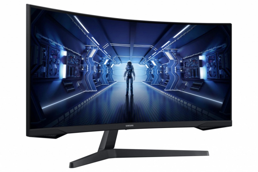 Monitor Samsung 34" LC34G55TWWPXEN, Curvature: 1000R, Diagonal (inch): 34, Diagonal (cm): 86, Aspect ratio: 21:9, Panel: VA, Resolution: 3440x1440, Refresh Rate: 165Hz, Response time MPRT: 1ms, Brightness (max): 250 cd/㎡, Contrast (static) : 2500:1, - Img 4