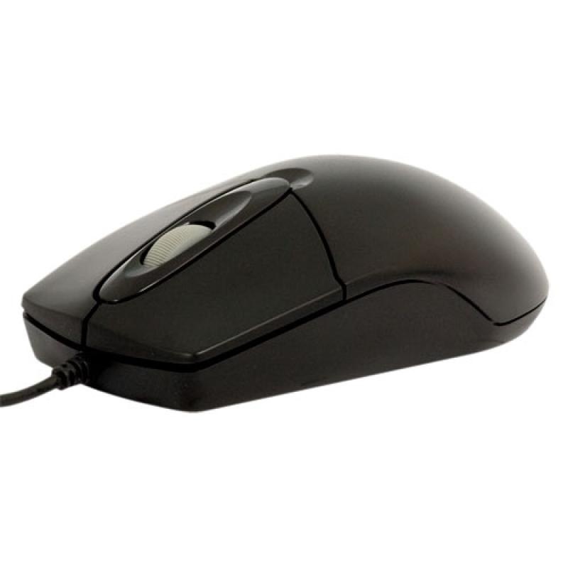 Mouse A4tech cu fir, optic, OP-720, negru - Img 2
