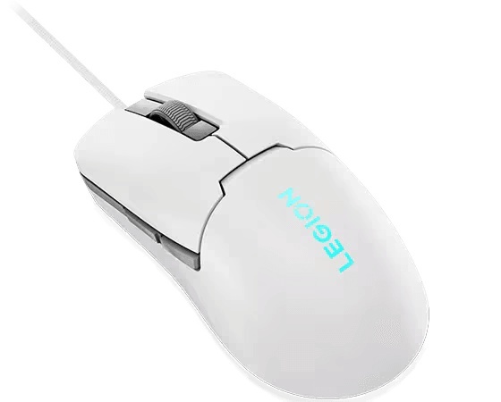 Mouse gaming Lenovo Legion M300s, Iluminare RGB, 8k DPI, Sensor Pixart, Glacier White - Img 2