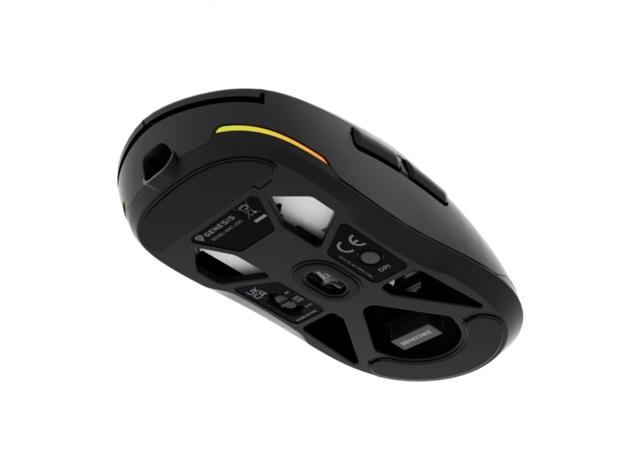 Mouse gaming wireless Gensesis Zircon 660 PRO, interfata USB, 26000 DPI, 6 butoane, iluminare RGB, negru - Img 10