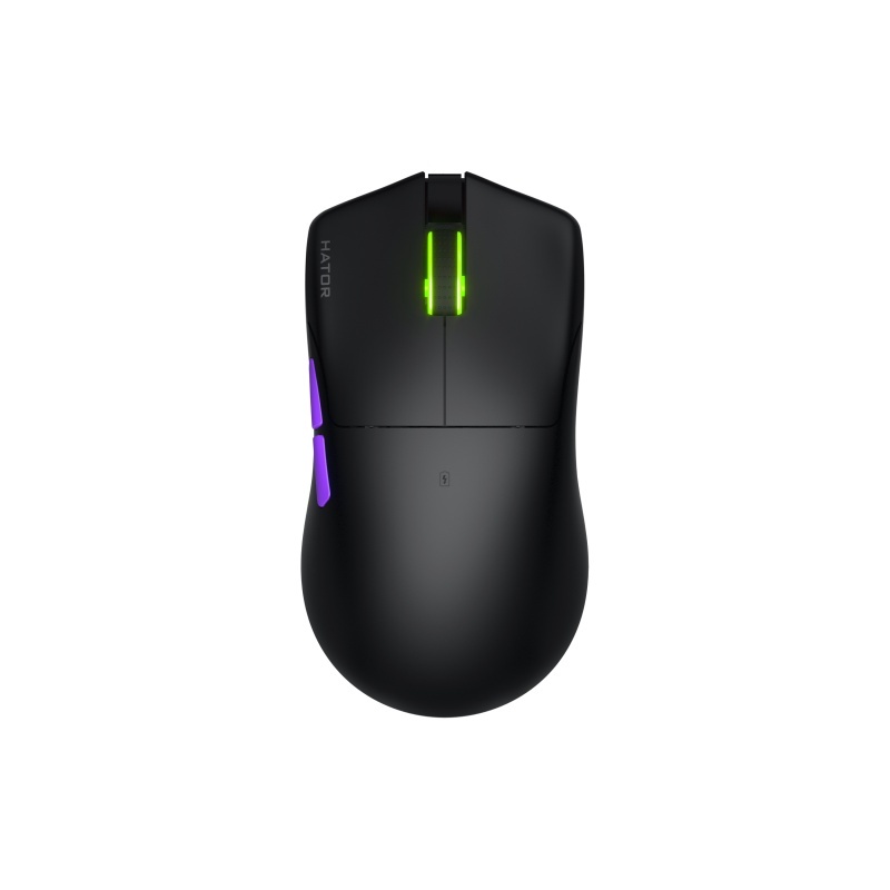 Mouse gaming wireless Hator Pulsar 3 ULTRA 8K+4K, polling rate pana la 8000Hz, senzor Optical PixArt PAW 3950, rezolutie maxima 30000 DPI, switch HATOR® Optical 100M, side switch Kailh 3M, durata de viata baterie in wireless mode pana la 180 de ore, negru - Img 6