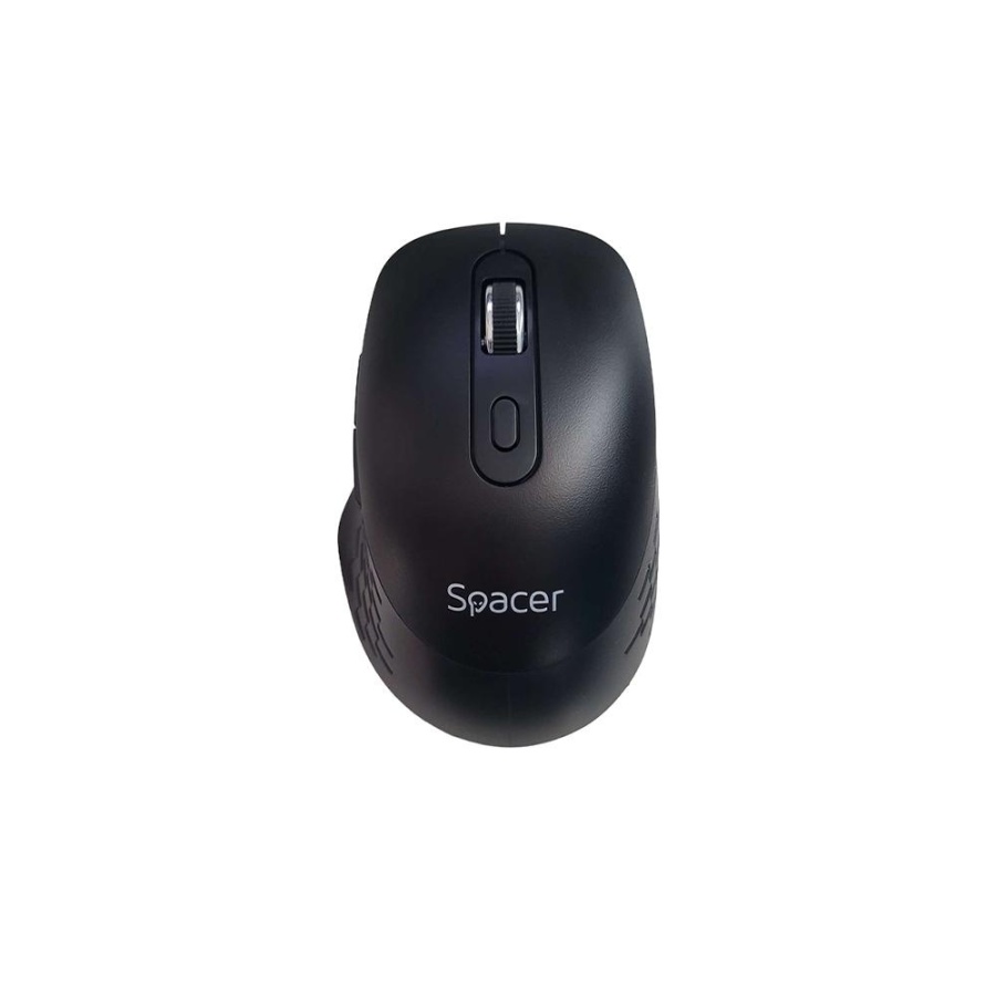 Mouse Spacer, PC sau NB, wireless, 2.4GHz + Bluetooth 5.1, optic, max.1600 dpi, butoane/scroll 6/1,buton ON/OFF, negru,baterii AAAx2 incluse - Img 2
