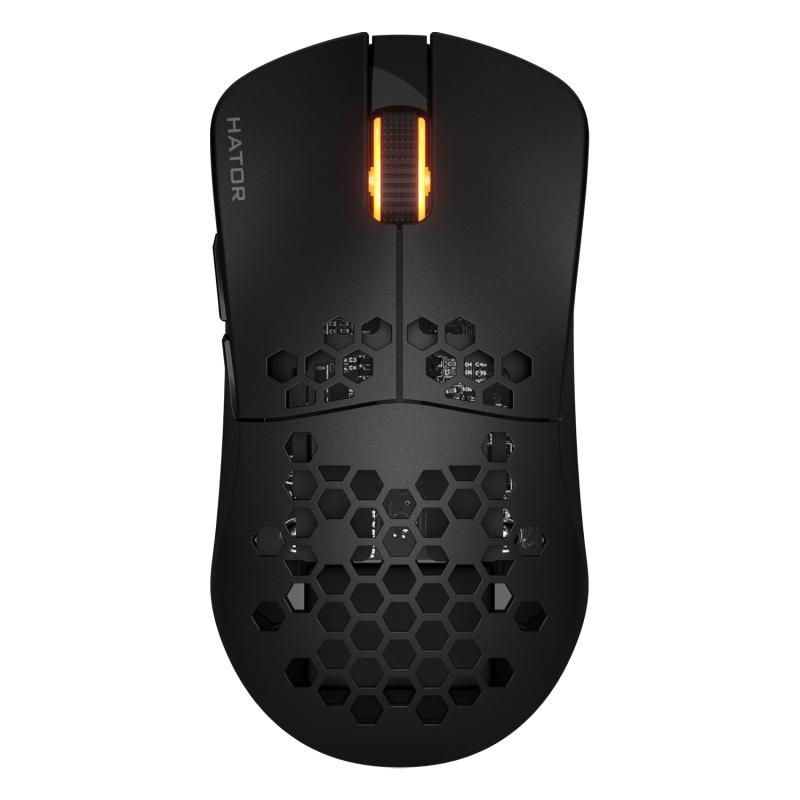 Mouse wireless Hator Stellar Pro, conectivitate 2.4GHz, bluetooth si USB, polling rate pana la 1000Hz, capacitate baterie 300mAh, durata de viata baterie in modul wireless pana la 18 ore (iluminare pornita), pana la 42 de ore (iluminare oprita), timp - Img 7