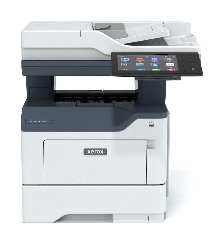Multifunctional laser monocrom Xerox B415V_DN Imprimare/Copiere/Scanare/Fax, A4, Viteza Până la 50/47 ppm Letter/A4, procesor Quad Core de 1,2 GHz/2 GB, Memorie sistem/32 GB eMMC/Opțional: HDD 500+ GB, Interfata Gigabit Ethernet 10/100/1000, USB de mare - Img 2